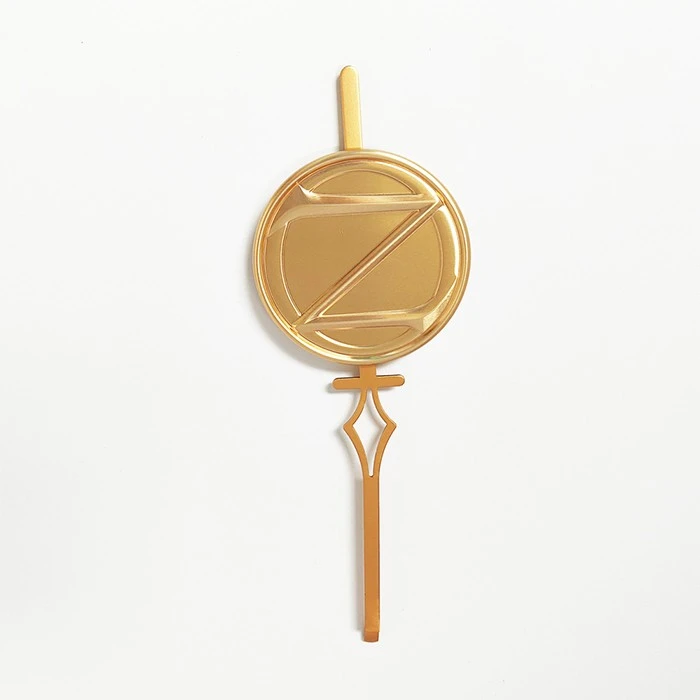 Metal Pendulum With 3D Embossed Capital Letter Z Round Disc factory